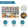 thumbnail image 6 of Orange Blue Pumpkins Fall Placemats Set of 2, Thanksgiving Maple Leaf Plaid Washable Wipeable Table Mats for Dining Tables, Indoor Outdoor Kitchen Place Mats for Holiday Party Table Decor, 6 of 9