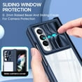 thumbnail image 3 of Compatible with Samsung Z Fold 4 Case with Built-in Screen Protector, Soft TPU Bumper Case for Samsung Galaxy Z Fold 4 Clear Phone Case Shockproof Anti-Scratch Transparent Cases (Navy Blue), 3 of 12