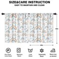 thumbnail image 2 of Blackout Kids Curtains,Boho Bohemia Rainbow Childrens Insulated Curtains Set Of 2,Bedroom Essentials,Toddler Room Decor 52"x63"(132x160cm), 2 of 4