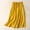Yellow, variant on Capris Pants for Women - High Waist Wide Leg Capris Adjustable Drawstring Lightweight Summer Beach Cropped Pants with Pockets