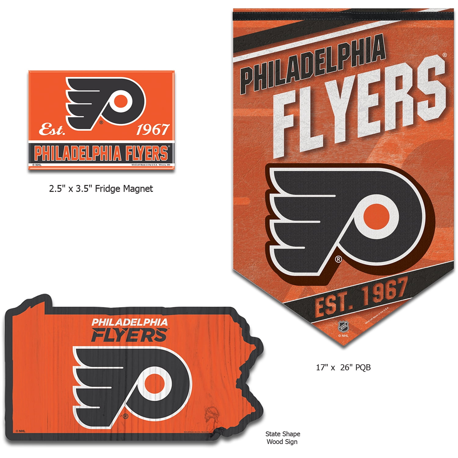 philadelphia flyers wincraft home goods gift set no size walmart com