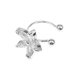 thumbnail image 1 of 1pcs White Ear Cuff Clip en pendientes jinwen  brazalete de pendientes de flores, 1 of 8