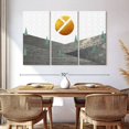 thumbnail image 3 of Elephant Stock Geometric Mountain Range Wall Art - Horizontal Multi Panel Canvas - Living Room Wall Decor - Nature Multi Panel - Blue And Gray Decor - 65" x 42", 3 of 8