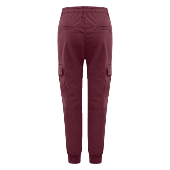 Bovemsi Cargo Pants Women Fashion Solid Color Overalls Pocket Trousers Casual Travel Pants