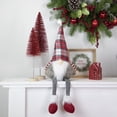 thumbnail image 2 of Northlight Glittered Bottlebrush Christmas Tree - 12" - Red and White, 2 of 7
