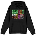 thumbnail image 5 of TMNT Comic Origins Long Sleeve Black Adult Hooded Sweatshirt-XXL, 5 of 7