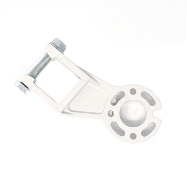 Aleko AWSUPPGEARBOXBRACKET-UNB Support pour Boîte de Vitesses pour Auvent Rétractable, Blanc