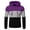 Purple, variant on SBYOJLPB Men's Long Sleeve Hooded Tops Color Block Pullover Hoodie Top for Daily Casual Wear