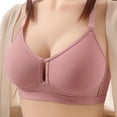 thumbnail image 2 of Yutgune Bras For Women Jelly Wireless Push Up Bralette Cutout V Neck No Underwire Comfortable Support Bra, 2 of 5