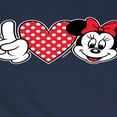 thumbnail image 3 of Mickey & Friends - Peace Love Minnie - Toddler And Youth Long Sleeve Graphic T-Shirt, 3 of 5