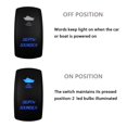 thumbnail image 3 of HAHDAXIA Blue Led Depth Sounder Rocker Switch 5Pin On Off SPST Depth Finder Toggle Switch for Marine Boat Kayak Fishing Boat Pontoon Sailboat Lake 12V 24V, 3 of 6