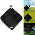 thumbnail image 4 of 30x30cm Microfiber Golf Towel Sweat-absorbent Wiping Cloth Sports Black, 4 of 8
