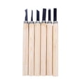 thumbnail image 2 of Handheld Carving Tools, Wood Carving Set 65 Manganese Steel 6 Shapes  for Woodworking Projects, 2 of 8