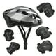 thumbnail image 4 of Kit de equipo de protección ANGGREK patinaje sobre ruedas adultos rodilleras 7 en 1 coderas muñequeras casco, 4 of 8