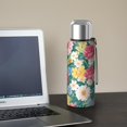 thumbnail image 5 of 20 Oz Pioneer Flower Coffee Tumbler Double Wall Insulated Stainless Steel Water Bottle | Metal Reusable Thermoses Flask with Cup Cap | Leak & Sweat Proof with Anti-Dust Lid, 5 of 7