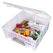 ArtBin Super Satchel Box, Double Deep, Transparent