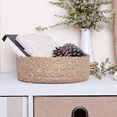 thumbnail image 5 of 2X Straw Woven Basket Laundry Hamper Wear- Snacks Toys Storage Bag Sundries Storage Bins for Dorm, 5 of 7