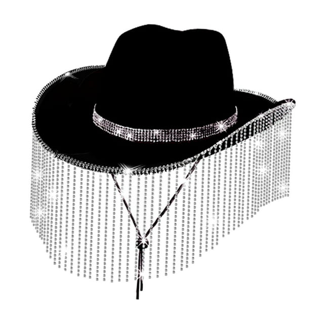 Sombrero de Vaquero para Hombre Perfecl Accesorios de Disfraz Negro