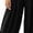 AL12_Black, variant on Cropped Cotton Linen Pants for Women Harme High Waisted Pants Pull On Elastic Waist Pant Pleated Loose Pant for Beach Vacation Light Blue M