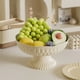 thumbnail image 5 of Frutero/caja para dulces, almacenamiento de snacks, elegante caja para frutas secas en la sala de estar, diseño con drenaje, fácil de limpiar, estructura metálica, diseño de 2 niveles, ideal, 5 of 9