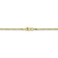 thumbnail image 4 of 10K Yellow Gold 1.75mm Polished Figaro Chain 18 Inch, 4 of 5