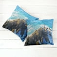 thumbnail image 2 of Ambesonne Travel Throw Pillow Cover 2 Pack, Austalian Cliffs by Sea, 24", Navy Brown, 2 of 6