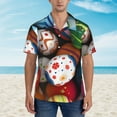 thumbnail image 4 of Kll Men'S Hawaiian Shirt Short Sleeve Button Down Beach Shirts-Easter Egg, 4 of 8