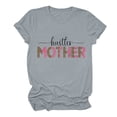 thumbnail image 5 of Nrmvnmi Mothers Baseball Tee Shirt for Women Short Sleeve Letter Printed Graphic Mom Gifts Tee Shirts Mothers Day Gifts, 5 of 6