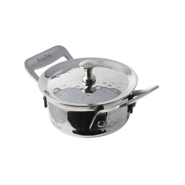 Bon Chef 60026HF Plat Rond Martelé avec Couvercle 4.25 Po dia. Cucina, 8 oz
