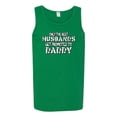 thumbnail image 2 of Wild Bobby, Best Husbands Gets Promoted to Daddy, Father's Day, Men Graphic Tank Top, Kelly, 3X-Large, 2 of 3