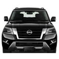 thumbnail image 4 of iPick Image for Nissan Armada 3D Dark Gray Logo on Black Stainless Steel License Plate, Official Licensed, 4 of 5