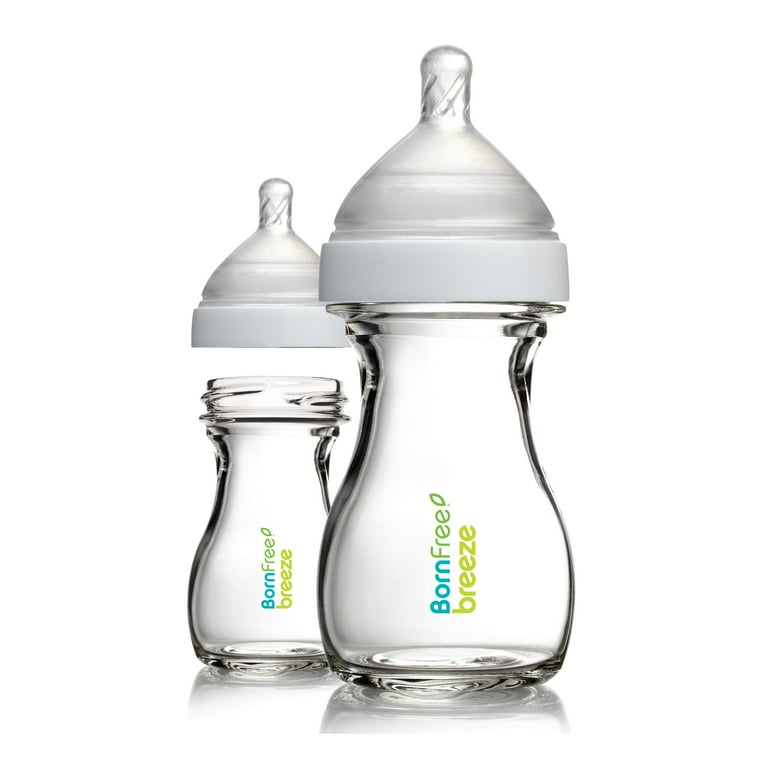 Born Free Breeze Ounces Glass Bottle 2-Pack