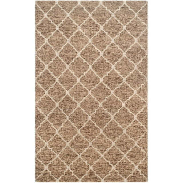 Safavieh Martha Stewart 4' X 6' Hand Woven Rug in Beige and Ivory