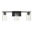 thumbnail image 2 of Trade Winds Raymond 3-Light Bathroom Vanity Light in Matte Black, 2 of 5