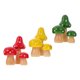thumbnail image 4 of GOOHOCHY 3 juegos de microadornos paisajísticos de hongos, encantadoras macetas de madera con forma de hongo., 4 of 8