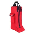 thumbnail image 2 of Bolsa portátil para botas de caballero con asa de transporte, tela Oxford impermeable para viaje, bolsa de almacenamiento de zapatos deportivos Rojo, 2 of 8