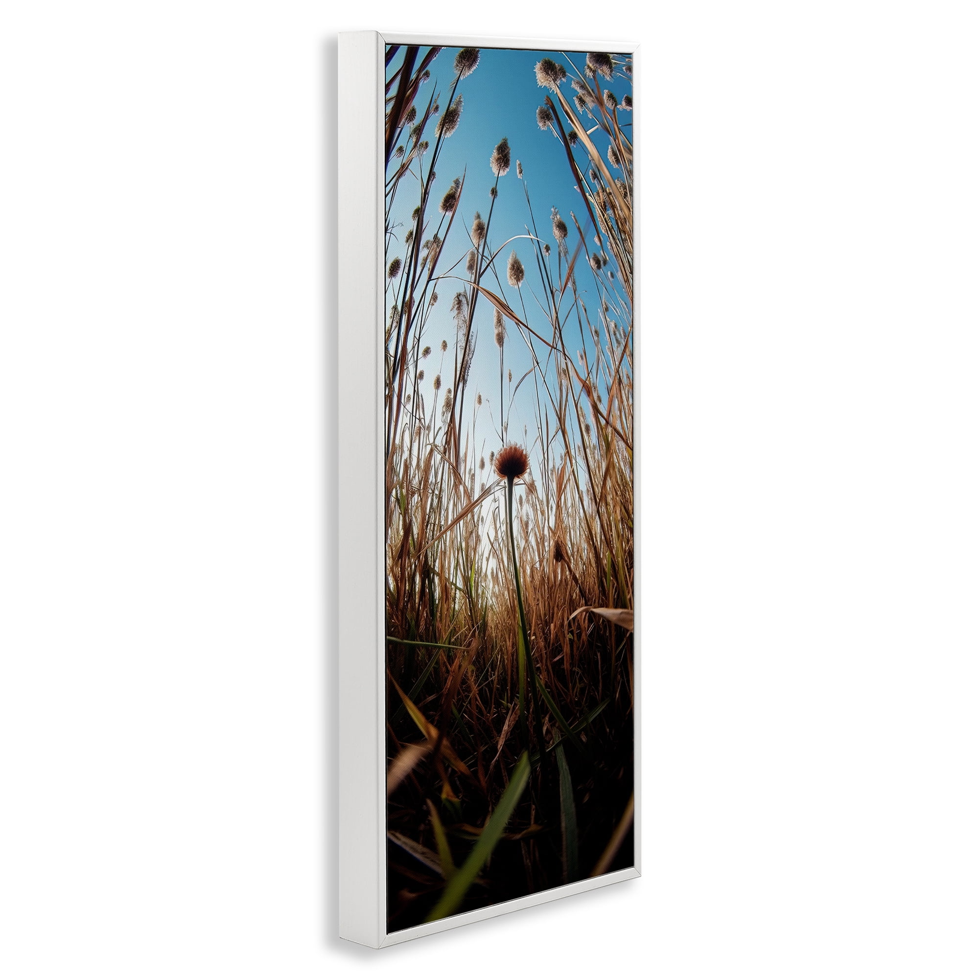 Daydream Botanical Meadow White Framed Giclee Art, design by Decent Exposures
