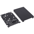 thumbnail image 3 of 4X Adaptateur MSATA 44 Broches vers HDD SSD 2.5 Pouces MSATA vers PATA avec Étui, 3 of 7