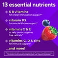 thumbnail image 5 of vitafusion Sugar Free Men’s Multi, Gummy Multivitamins, Mixed Berry Flavors, 90 Count, 5 of 12