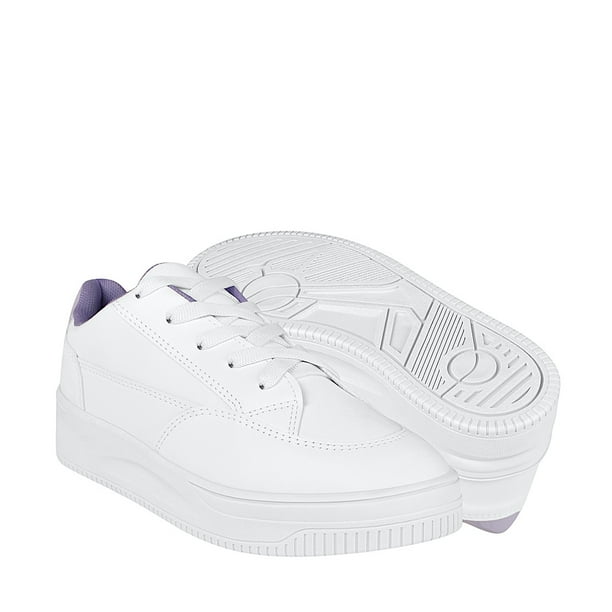 TENIS CASUALES DAMA STYLO 9157 SIMIPIEL BLANCO