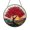 Acrylic 3.5 Inch, variant on Round Tree of Life Stained Glass Suncatcher Window Panel, Garnet Inspired Design, Timeless Decorative Accent
