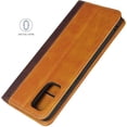 thumbnail image 5 of Galaxy S20 Plus Wallet Case,Premium PU Leather Flip Folio Case with Card Slot,Case Pocket,Kickstand and Magnetic Closure TPU Shockproof Case for Samsung Galaxy S20 Plus /S20+,6.7" Khaki+Brown, 5 of 9