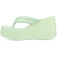 thumbnail image 2 of Journee Womens Shareene Slip On Platform Wedge Sandals, 2 of 8