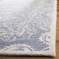 thumbnail image 3 of SAFAVIEH Bella Doriane Medallion Geometric Wool Area Rug, Blue/Ivory, 4' x 6', 3 of 8