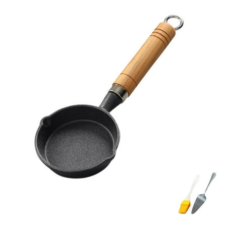 

Nonstick Frying Pan Flat Bottom Omelette Pan with Handle Kitchen Utensil