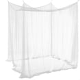 thumbnail image 1 of Polyester Fabric Canopy Beautiful Bed Canopy Mosquito Net Size Double Bed Mosquito Net White 210 x 190 x 240 cm, 1 of 1