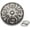 Antique Silver, variant on 2 pcs 1-1/4" Vintage Coin Flower Conchos Screw Back Cowboy Leathercraft CHS82 (Antique Brass)