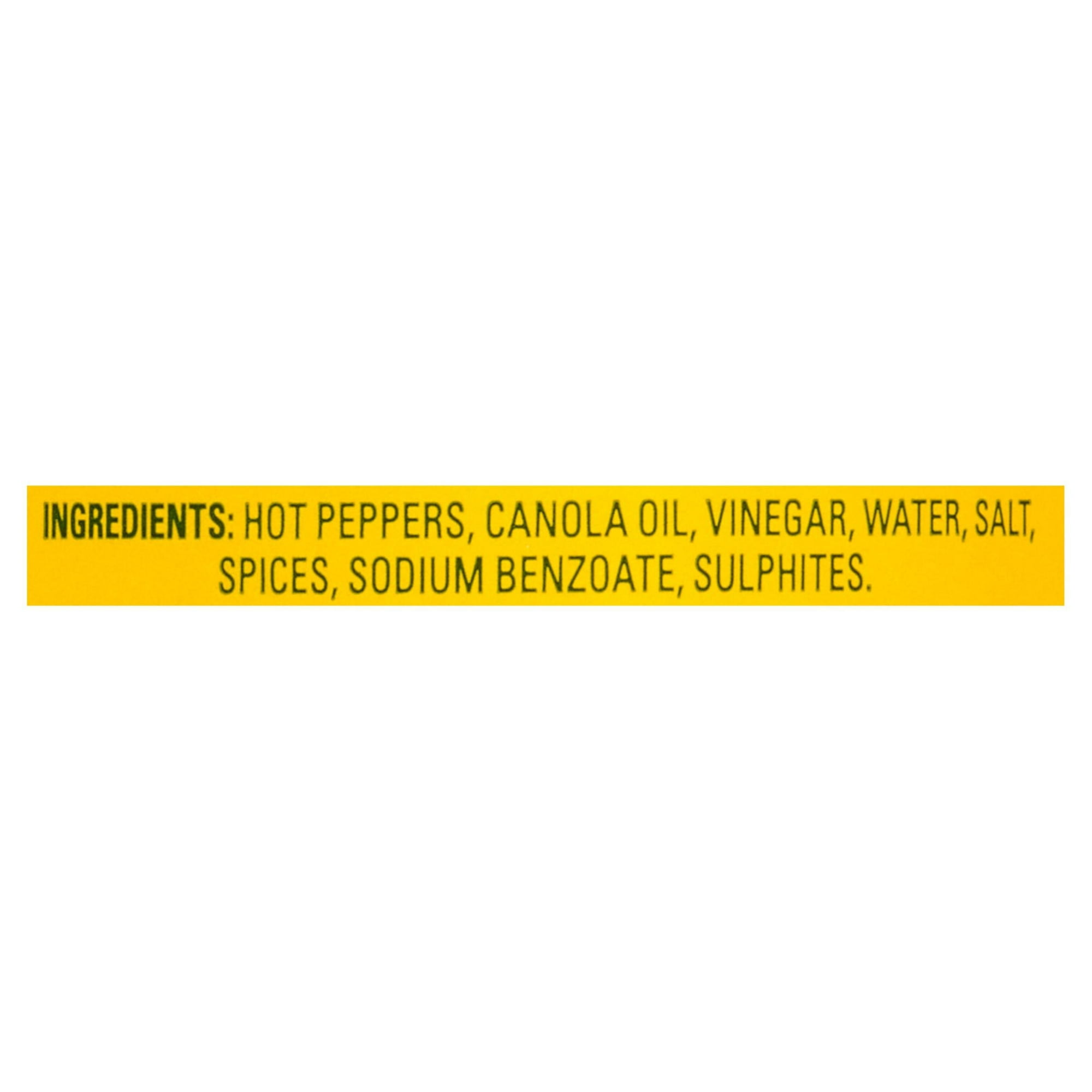 Piments piquants tranchés Aurora dans l'huile