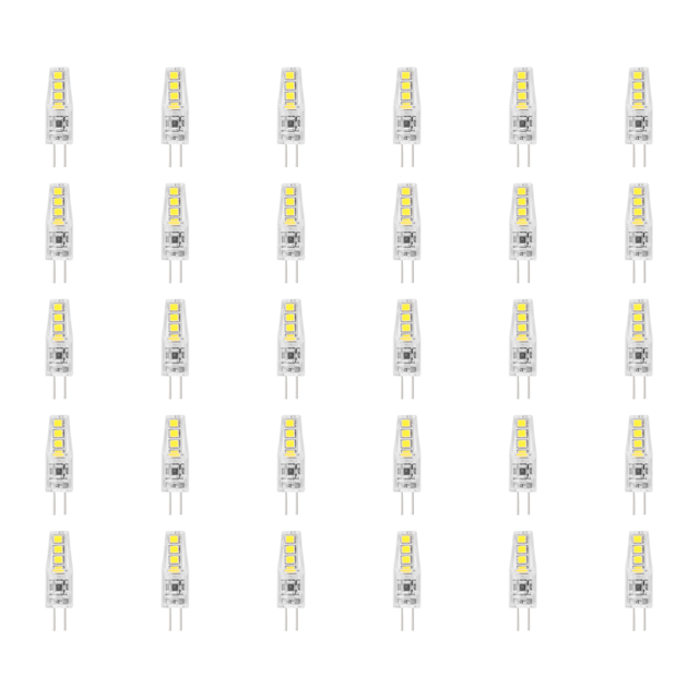 Lámpara Maíz Silicona 2W G4 SMD2835 8 LED Lámpara Araña (blanco Frío)