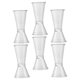thumbnail image 5 of FOMIYES 6Ud Jigger Transparente Para Bar Medidor Doble De Plástico Para Mezclas Precisas, 5 of 8